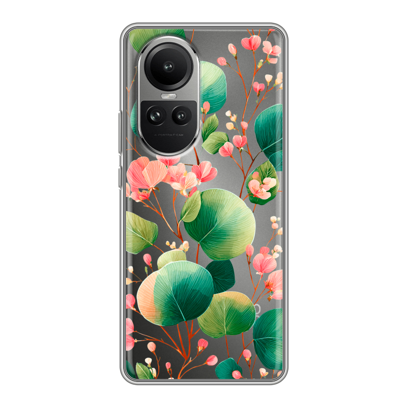 Силиконовый чехол на OPPO Reno10 с принтом женский Силиконовый чехол на OPPO Reno10 с принтом женский