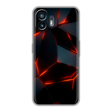 Силиконовый чехол на Nothing Phone (2) с принтом Яркие абстракции Силиконовый чехол на Nothing Phone (2) с принтом Яркие абстракции