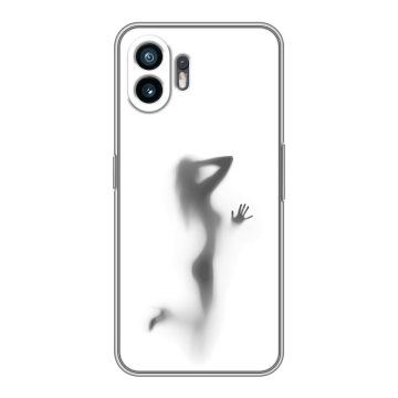 Силиконовый чехол на Nothing Phone (2) с принтом Силуэт