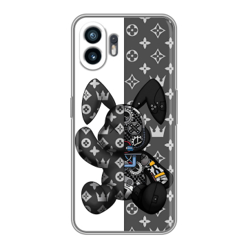 Силиконовый чехол на Nothing Phone (2) с принтом Луи робот Силиконовый чехол на Nothing Phone (2) с принтом Луи робот