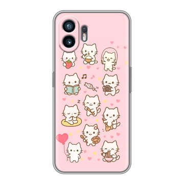 Силиконовый чехол на Nothing Phone (2) с принтом Hello Kitty Хелоу Кити Силиконовый чехол на Nothing Phone (2) с принтом Hello Kitty Хелоу Кити