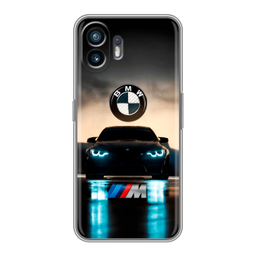 Силиконовый чехол на Nothing Phone (2) с принтом БМВ BMW Силиконовый чехол на Nothing Phone (2) с принтом БМВ BMW