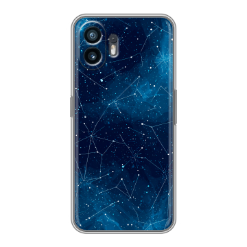 Силиконовый чехол на Nothing Phone (2) с принтом Космос звезды Силиконовый чехол на Nothing Phone (2) с принтом Космос звезды