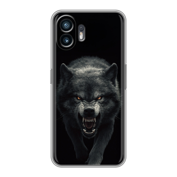 Силиконовый чехол на Nothing Phone (2) с принтом Волк Силиконовый чехол на Nothing Phone (2) с принтом Волк