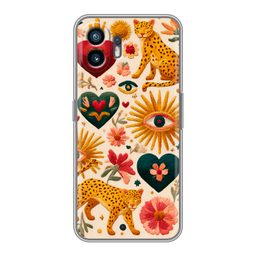 Силиконовый чехол на Nothing Phone (2) с принтом Модный принт Силиконовый чехол на Nothing Phone (2) с принтом Модный принт