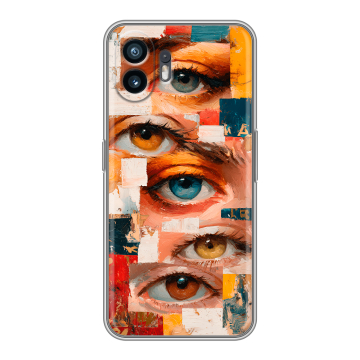 Силиконовый чехол на Nothing Phone (2) с принтом Модный принт Силиконовый чехол на Nothing Phone (2) с принтом Модный принт