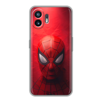Силиконовый чехол на Nothing Phone (2) с принтом Spiderman Человек паук Силиконовый чехол на Nothing Phone (2) с принтом Spiderman Человек паук