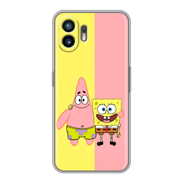 Силиконовый чехол на Nothing Phone (2) с принтом Спанч боб Спанчбоб Силиконовый чехол на Nothing Phone (2) с принтом Спанч боб Спанчбоб