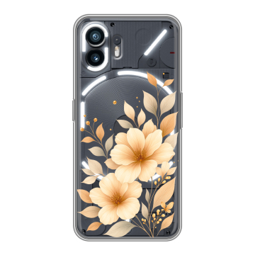 Силиконовый чехол на Nothing Phone (2) с принтом для девушки