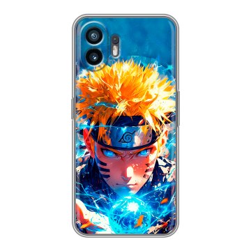 Силиконовый чехол на Nothing Phone (2) с принтом Аниме Наруто Naruto