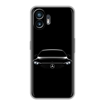 Силиконовый чехол на Nothing Phone (2) с принтом Mercedes Мерседес Силиконовый чехол на Nothing Phone (2) с принтом Mercedes Мерседес