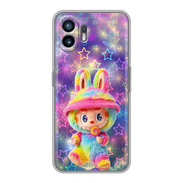 Силиконовый чехол на Nothing Phone (2) с принтом Labubu Лабубу Силиконовый чехол на Nothing Phone (2) с принтом Labubu Лабубу