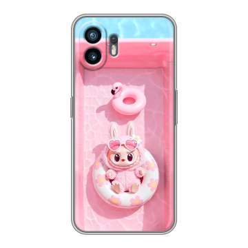 Силиконовый чехол на Nothing Phone (2) с принтом Labubu Лабубу Силиконовый чехол на Nothing Phone (2) с принтом Labubu Лабубу