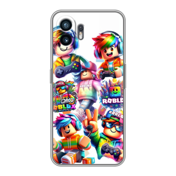 Силиконовый чехол на Nothing Phone (2) с принтом Roblox Роблокс Силиконовый чехол на Nothing Phone (2) с принтом Roblox Роблокс