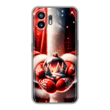 Силиконовый чехол на Nothing Phone (2) с принтом Новый год Силиконовый чехол на Nothing Phone (2) с принтом Новый год