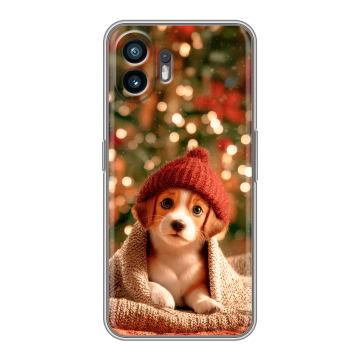 Силиконовый чехол на Nothing Phone (2) с принтом Новый год