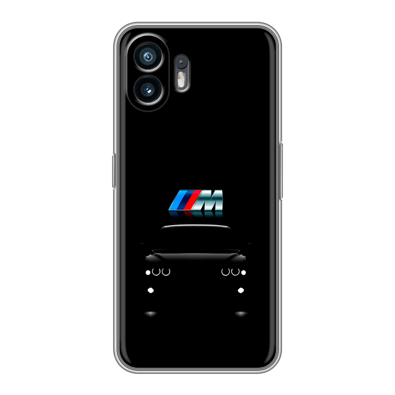 Силиконовый противоударный чехол на Nothing Phone (2) с принтом БМВ BMW Силиконовый противоударный чехол на Nothing Phone (2) с принтом БМВ BMW