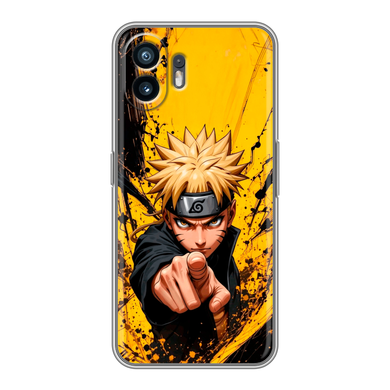 Силиконовый чехол на Nothing Phone (2) с принтом Naruto Наруто Силиконовый чехол на Nothing Phone (2) с принтом Naruto Наруто