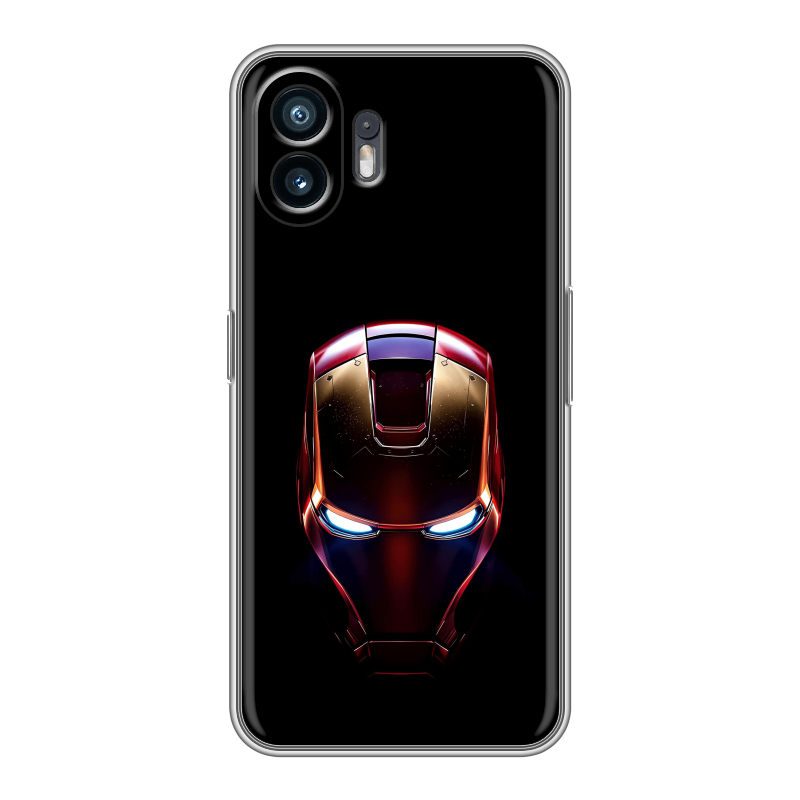 Силиконовый чехол на Nothing Phone (2) с принтом IronMan Железный человек Силиконовый чехол на Nothing Phone (2) с принтом IronMan Железный человек