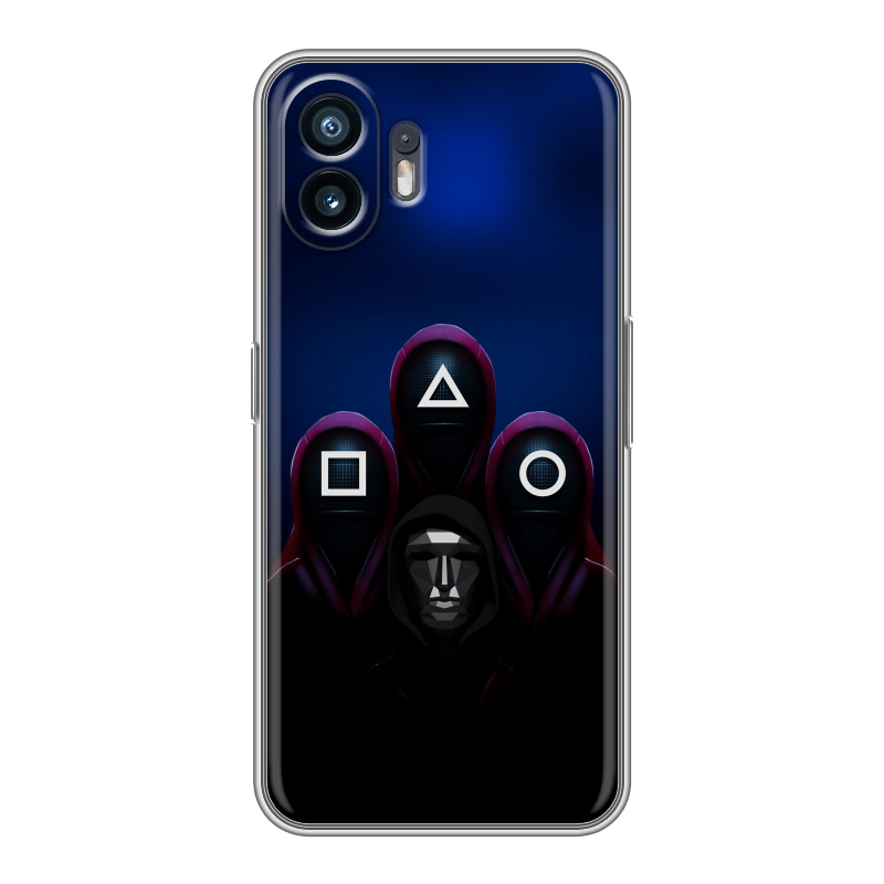 Силиконовый противоударный чехол на Nothing Phone (2) с принтом Игра Кальмара Силиконовый противоударный чехол на Nothing Phone (2) с принтом Игра Кальмара
