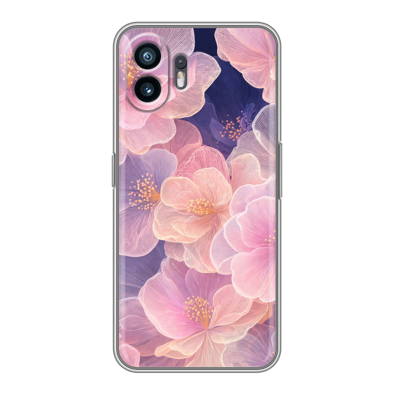 Силиконовый чехол на Nothing Phone (2) с принтом женский Силиконовый чехол на Nothing Phone (2) с принтом женский
