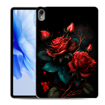 Силиконовый чехол на Huawei MatePad Air с принтом Розы красные