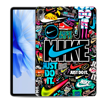 Силиконовый чехол на Huawei MatePad Air с принтом найк nike черный Силиконовый чехол на Huawei MatePad Air с принтом найк nike черный