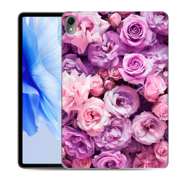 Силиконовый чехол на Huawei MatePad Air с принтом лавандовые розы