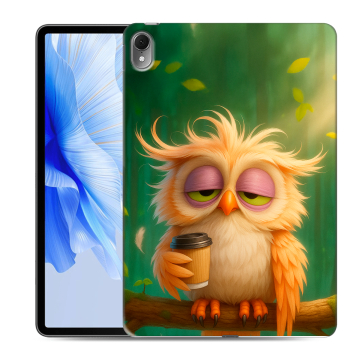 Силиконовый чехол на Huawei MatePad Air с принтом сова