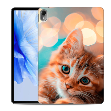 Силиконовый чехол на Huawei MatePad Air с принтом котик
