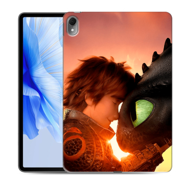 Силиконовый чехол на Huawei MatePad Air с принтом Как приручить дракона