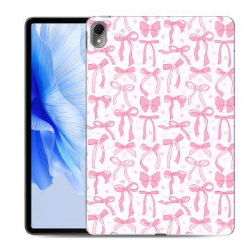 Силиконовый чехол на Huawei MatePad Air с принтом Розовые бантики