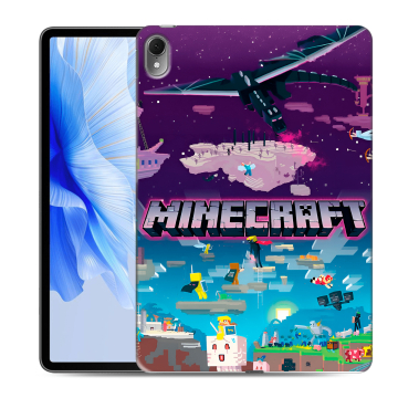 Силиконовый чехол на Huawei MatePad Air с принтом Майнкрафт Minecraft