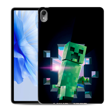 Силиконовый чехол на Huawei MatePad Air с принтом Майнкрафт Minecraft
