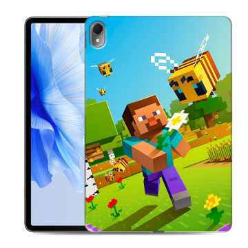 Силиконовый чехол на Huawei MatePad Air с принтом Майнкрафт Minecraft