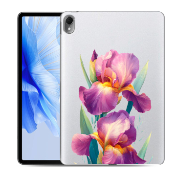 Силиконовый чехол на Huawei MatePad Air с принтом Цветы орхидеи