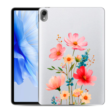 Силиконовый чехол на Huawei MatePad Air с принтом Цветы