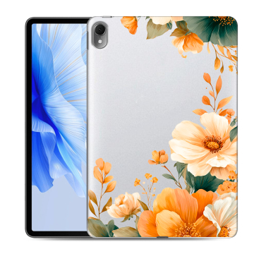 Силиконовый чехол на Huawei MatePad Air с принтом Цветы принт