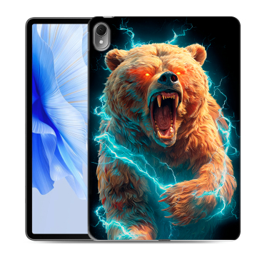 Силиконовый чехол на Huawei MatePad Air с принтом Медведь