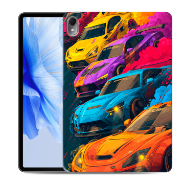 Силиконовый чехол на Huawei MatePad Air с принтом Тачки