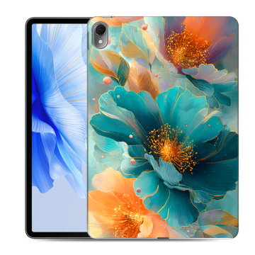 Силиконовый чехол на Huawei MatePad Air с принтом Цветы