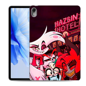 Силиконовый чехол на Huawei MatePad Air с принтом Hazbin Hotel Отель Хазбин