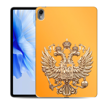 Силиконовый чехол на Huawei MatePad Air с принтом Герб Флаг России