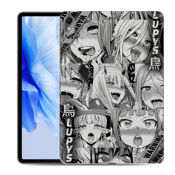 Силиконовый чехол на Huawei MatePad Air с принтом Ahegao Ахегао Аниме