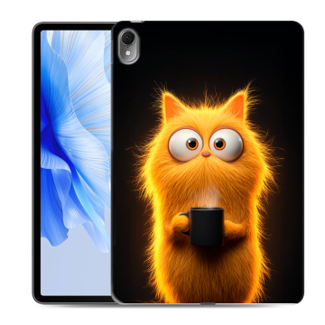 Силиконовый чехол на Huawei MatePad Air с принтом Смешной кот