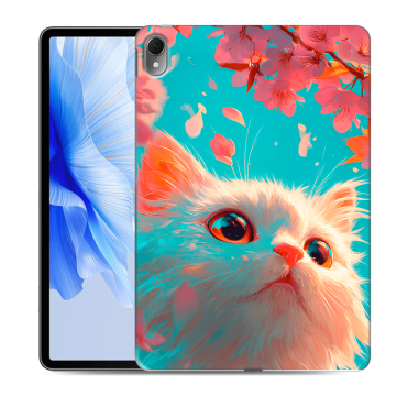 Силиконовый чехол на Huawei MatePad Air с принтом Красивый кот