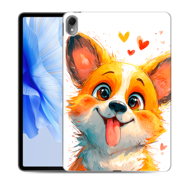 Силиконовый чехол на Huawei MatePad Air с принтом корги
