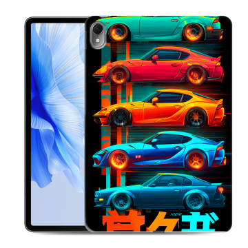 Силиконовый чехол на Huawei MatePad Air с принтом машины тачки