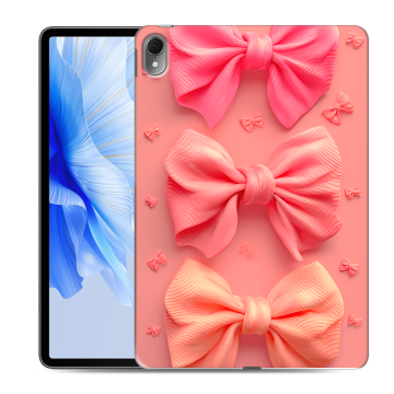 Силиконовый чехол на Huawei MatePad Air с принтом Розовые бантики