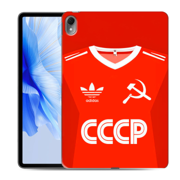 Силиконовый чехол на Huawei MatePad Air с принтом Флаг Герб СССР